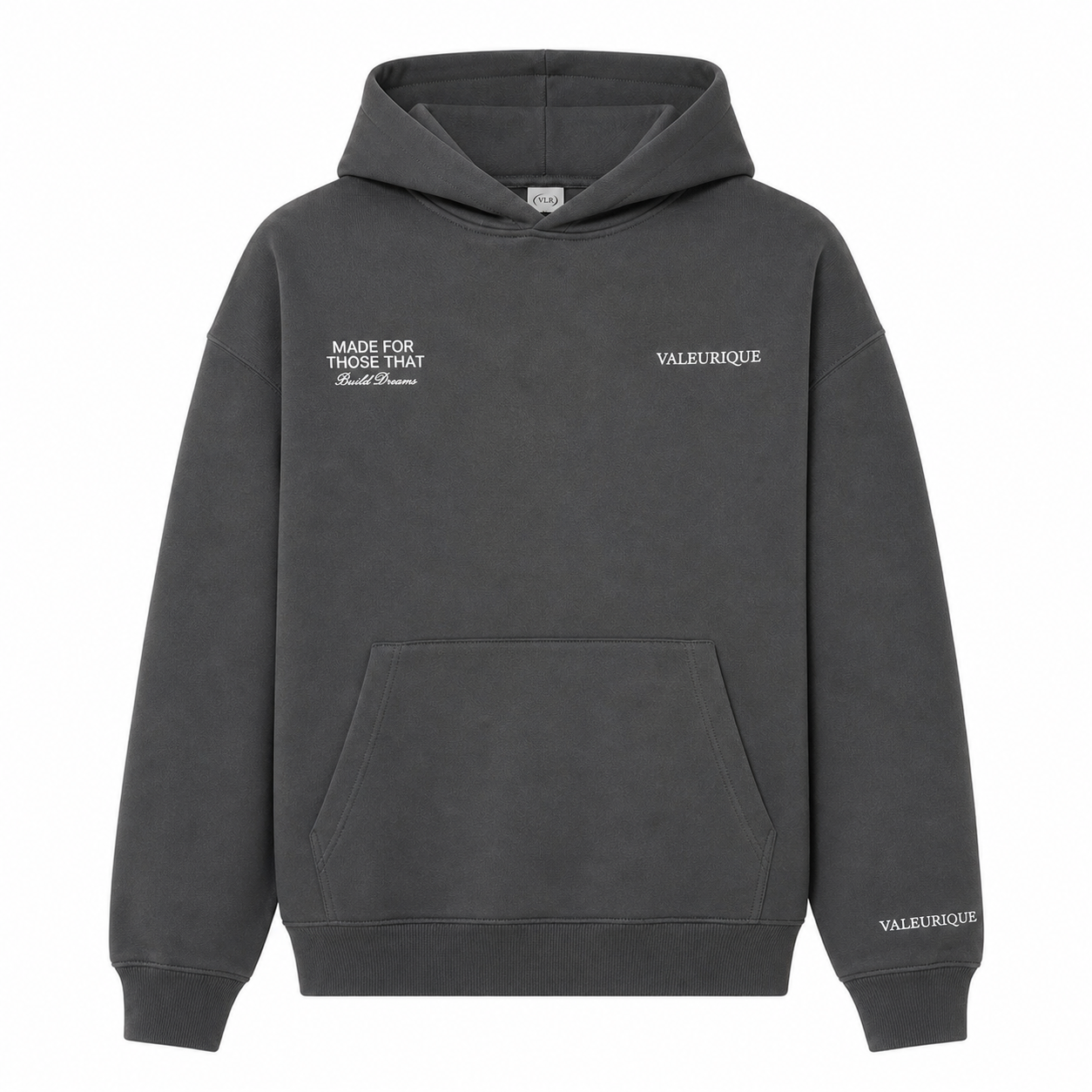 Velour Grey Hoodie