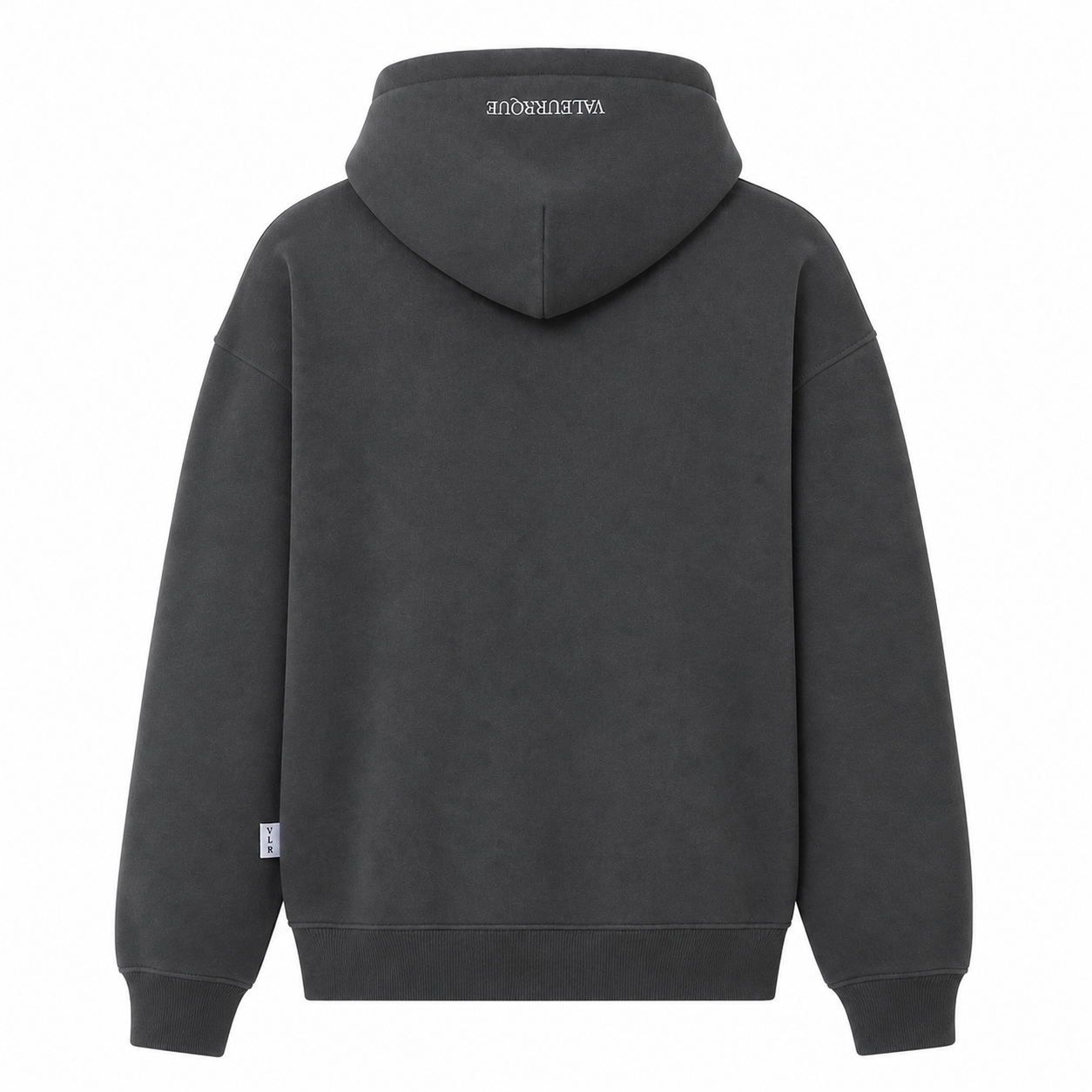 Velour Grey Hoodie